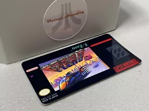 F-Zero (SNES) Super Nintendo Ersatz Spiele Etikett - Bild 1 von 1