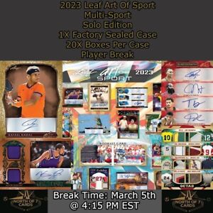 Dirk Nowitzki 2023 Leaf Art of Sport Solo Edition 1X Case Player BREAK #14