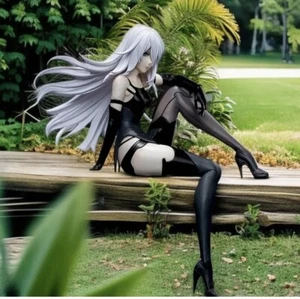 14cm Sexy Japan Manga Anime,Leder,Minirock Spitze.Deko-Figur. Fantasy,Kette - Bild 1 von 6