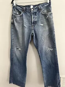 Lucky Brand Latzhosen, Herrenjeans, 36, gebraucht 71837D1, Y2K - Bild 1 von 10