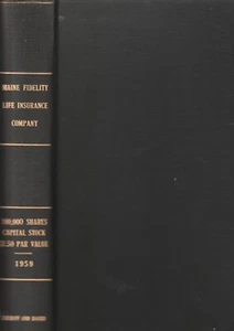 MAINE FIDELITY LIFE INSURANCE COMPANY, STOCK DOCUMENTS 1959 - Picture 1 of 2