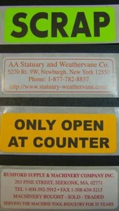 Individuell bedruckte Etiketten 0,75" x 2" Rechteck 5.000 Geschäftsrollenaufkleber 1 Farbe - Bild 1 von 4