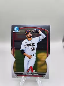2023 Topps Bowman Chrome Prospects BCP-92 Diamondbacks - JORDAN LAWLAR - Picture 1 of 2