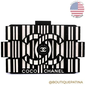 Chanel 2014 Boy Brick Barcode Lego Minaudière Clutch Bag Supermarket 67667 - Picture 1 of 4