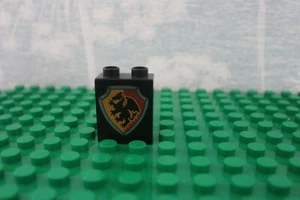 Lego Duplo Castle Knight 4777 4864 Black Brick 1X2X2 Crest Dragon - Picture 1 of 2