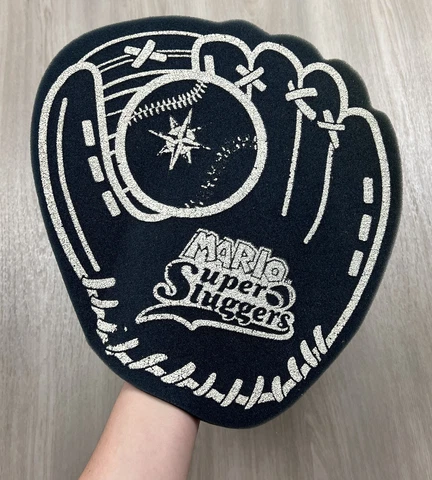Seattle Mariners 2008 Nintendo Super Mario Sluggers Foam Mitt Glove Ichiro Promo Cover
