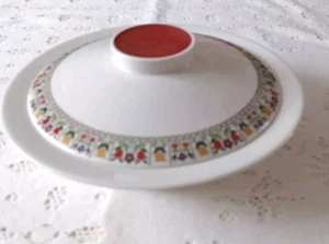 Vintage Royal Doulton Fireglow Pattern Lidded Tureen 10" VGC 2 Available - Picture 1 of 4