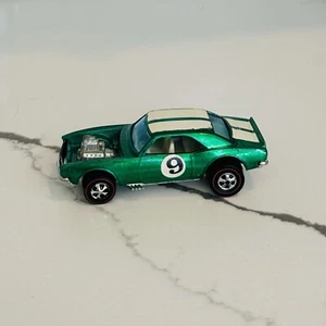 🚨TOUGH CAMARO🚨 Hot Wheels Redline HEAVY CHEVY GREEN 💯Original NMINT - Picture 1 of 9