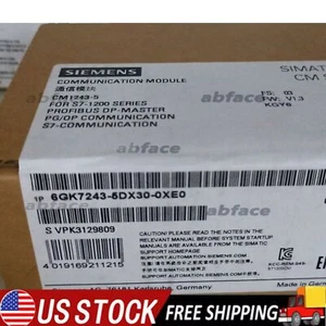New Siemens 6GK7243-5DX30-0XE0 communications CM 1243-5 6GK7 243-5DX30-0XE0 - Picture 1 of 2