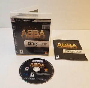 SingStar ABBA (Sony PlayStation 3, 2008) PS3 Complete CiB In Case With Manual - Picture 1 of 2