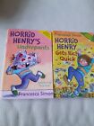 Horrid Henry&#39;s Underpants by Francesca Simon &amp; Horrid Henry  gets rich quick NEW