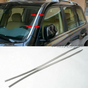 For LEXUS LX570 2016-2021 Chrome Front Windshield Moulding Trim Strips Stainless - Bild 1 von 8