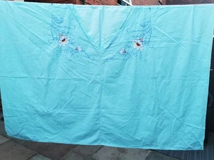 Vintage Cotton Embroidered Duvet Throw Blanket Cover Large Single Small Double - Picture 1 of 16