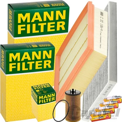 MANN FILTER INSPEKTIONSPAKET passend für OPEL CORSA E 1.2/69PS MOTORCODE B12XEL - Bild 1 von 4