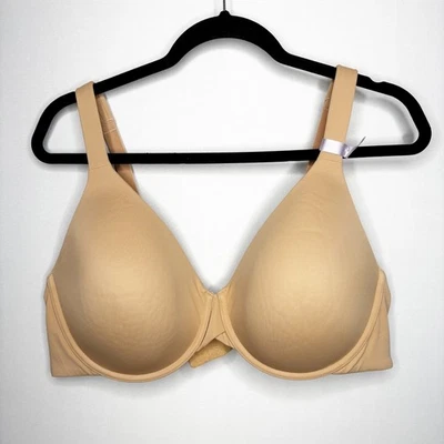 Sutiã Ambrielle Everyday cobertura total 44C conversível bege camiseta com aro - Imagem 1 de 4