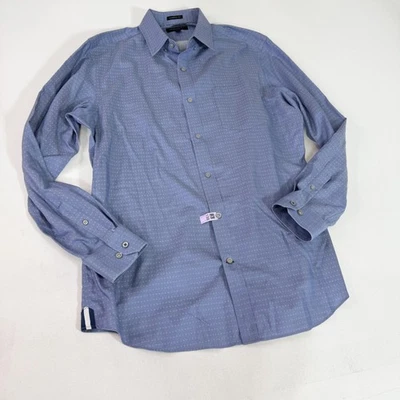 Camisa Banana Republic Para Hombre Grande Azul Sin Hierro Calce Camden Algodón Abotonada Foto 1 de 4