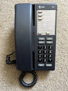 AT&T Speakerphone 706 Telefon przewodowy Vintage - Zdjęcie 1 z 7
