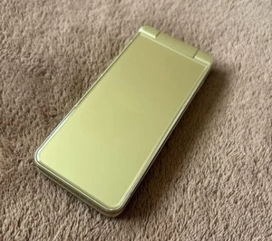 SHARP AQUOS Keitai 2 601SH Unlocked SIM Flip phone Gold , From Japan - Picture 1 of 9