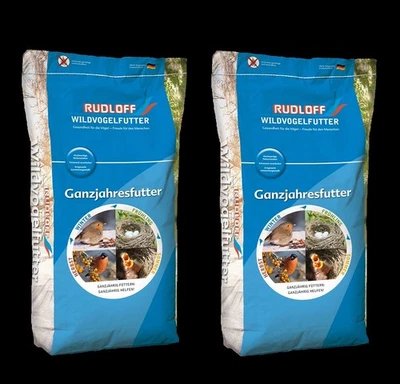 2 x Rudloff Sing Bird 10 kg Ganzjahresfutter Winterfutter Wildvogelfutter