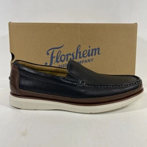 Florsheim Tropic schwarz Multi Leder Mokassin venezianisch lässig Halbschuh Herren 10W - Bild 1 von 5