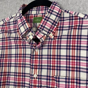 Camisa Sid Mashburn Para Hombre S Multicolor A Cuadros Manga Larga Con Botones - Imagen 1 de 9