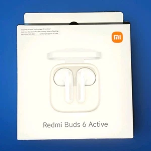 Xiaomi Redmi Buds 6 Aktive Bluetooth Ohrhörer Kabellos In-Ear Kopfhörer Weiß - Bild 1 von 7