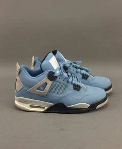 Size 10.5 - Air Jordan Retro 4 “University Blue” Sneakers CT8527-400 - Picture 1 of 8