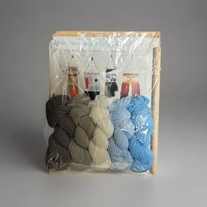 Black Sheep Goods DIY Tapestry Weaving Kit “Cloud” Colorway Pop-Out Loom & Tools - Picture 1 of 7