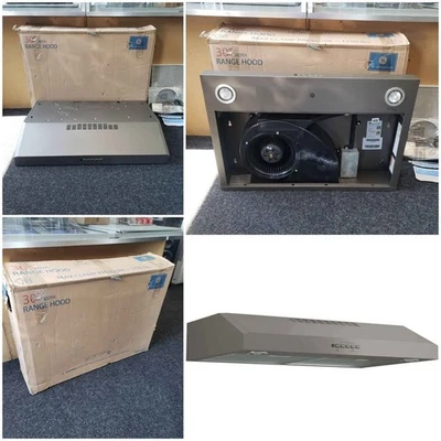 New, Open Box GE 30" Under the Cabinet Range Exhaust Hood JVX5300EJES - Image 1 of 4