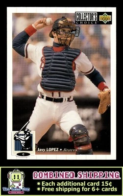1994 Collector's Choice #178 Javy Lopez Atlanta Braves - Image 1 of 2