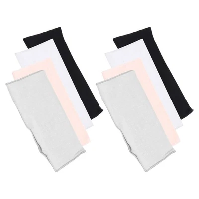  8 paia di guanti senza dita per donna, protezione UV, guanti lunghi fino al - Immagine 1 di 4