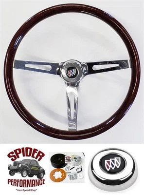 Buick 1964-1966 volante madera 15" muscle car madera Foto 1 de 4