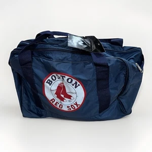 Vintage Boston Red Sox Mini Duffle Bag MLB Baseball 90s NOS Zip Up Sports - Picture 1 of 11