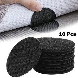 10PCS Round Non Slip Pads for Carpet Stability on Floors Walls and More - Picture 1 of 9