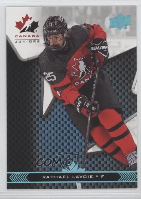 2018 Upper Deck Team Canada Juniors Blue Raphael Lavoie #35 - Image 1 of 2