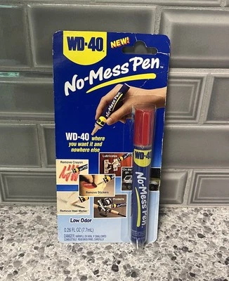 WD-40 No Mess Pen Lubricates Protects Removes 0.26 oz 7.7mL Low Odor Sealed - Image 1 of 2