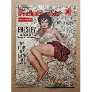 SARITA MONTIEL/ELVIS PRESLEY PICTUREGOER MAGAZINE OCTOBER 27 1956 - Sarita cover - Picture 1 of 2