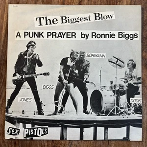 SEX PISTOLS - THE BIGGEST BLOW /MY WAY VG+/MINT 12" VINYL /FIRST PRESSING 1978 - Picture 1 of 15