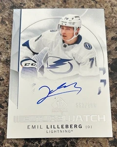 2024-25 SP Authentic Future Watch Auto Emil Lilleberg #141 RC AU /999 - Picture 1 of 2