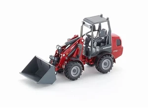 siku 3059, Weidemann Hoftrac Four-Wheel Loader, 1:32, Metal/Plastic, Red, Movabl - Picture 1 of 9