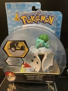 Pokemon Throw N' Pop Poke Ball Balbasaur + Figura Ultra Ball Tomy - Nuevo - Imagen 1 de 2