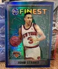 1995-96 Topps Finest - Refractor #3 John Starks