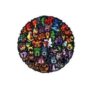 Vibrant Neon Pokemon Stickers - Picture 1 of 2