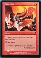 Accelerate FOIL Torment NM Red Common MAGIC GATHERING CARD (ID# 238401) ABUGames