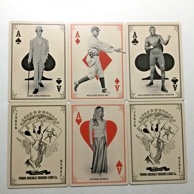 2013 PANINI GOLDEN AGE 54 Card Amazing Playing Deck (MLB, Actress, Boxing, etc) - Image 1 of 4