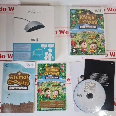 Animal Crossing: Let's Go to the City (USED) with (NEW) Wii Speak (Nintendo Wii) - Image 1 of 4