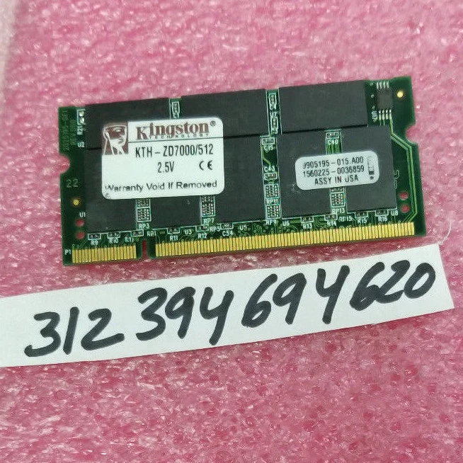 512MB 200-Pin DDR SO-DIMM Unbuffered DDR 333 (PC 2700)  32X8 LOW DENSITY  - Image 1 of 1