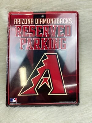 Arizona Diamondbacks Metal Reserved Parking Sign Wall Art MLB - Image 1 of 2