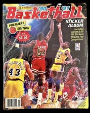 1990-91 Panini NBA Basketball Sticker Album Michael Jordan New in wrapper
