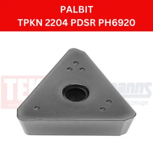 10 x PALBIT TPKN 2204PDSR PH6920 zum Fräsen von Stahl & Gusseisen - Picture 1 of 1